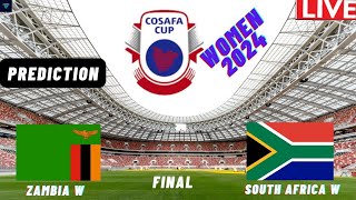 Zambia Vs South Africa Final Womens COSAFA CUP 2024 Prematch Analysis [upl. by Mott]