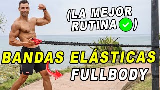 ✅ La MEJOR RUTINA FULLBODY con BANDAS ELÁSTICAS [upl. by Leander476]