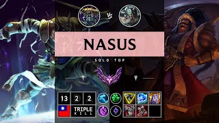 Nasus Top vs Tryndamere  TW Master Patch 1412 [upl. by Woehick]