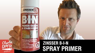 Zinsser BIN Aerosol  the Best Spray Primer for DIYers [upl. by Woodberry]