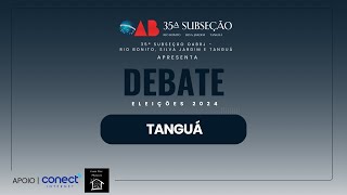 Debate  Candidatos à Prefeitura de Tanguá [upl. by Merline]