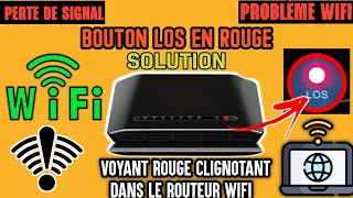 Comment Régler Le problème De Los En Rouge Dans Les modems et les routeurs wifiPerte de signal wifi [upl. by Ioj]