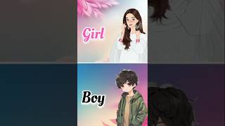 Boy vs girl [upl. by Aileek]