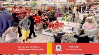 Sainsburys Comic Relief advert 2011 featuring Jamie Oliver [upl. by Nnylyrehc]