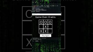 CS50 AI Tic Tac Toe  PROJECT 0 [upl. by Elledoj888]