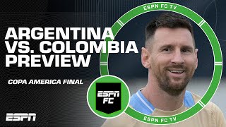 Copa America Final Preview What will it take for Colombia to defeat Argentina  ESPN FC [upl. by Eniarral]