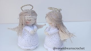 ANGEL amigurumi tejido a crochet para Navidad Comunión o Bautismo con subtítulos en inglés [upl. by Laurena813]