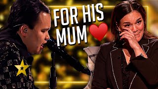 He Performs a HEARTWARMING Tribute to his Mum on Americas Got Talent 😢 [upl. by Gervais949]