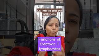 Cytotoxic T lymphocytes functions immune system physiology class mbbs1styear physiologylectures [upl. by Rehotsirk]