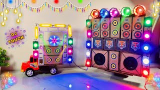 New Eicher Mini Box DJ Truck for Ganpati  Mini DJ Setup with Sharpy Lights  StepbyStep Guide [upl. by Lanaj]