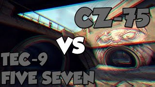 CZ75 VS TEC9Five Seven Hangisini Tercih Etmeliyiz [upl. by Bower345]