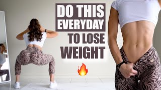 DO THIS WORKOUT EVERYDAY TO BURN FAT AND LOSE WEIGHT  At Home  No Equipment [upl. by Tshombe]