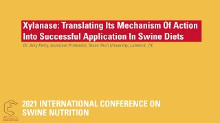 Dr Amy Petry Translating xylanases mechanism of action into successful application in swine diets [upl. by Alviani]