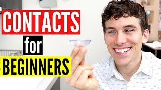 Contact Lenses for Beginners  How to Put in Contacts [upl. by Nirat]