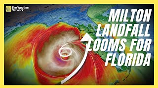 Dangerous Florida Landfall Looms As Milton Remains A Catastrophic Hurricane  forecast [upl. by Bekki486]