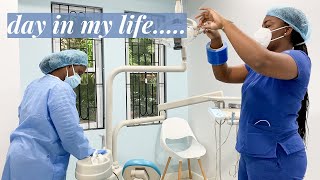 A DAY IN MY LIFE DENTAL HYGIENIST amp FULL TIME STUDENT  Vlog 4 [upl. by Ecinev931]