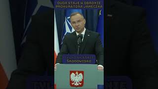 Prezydent stoi murem za polskim mundurem polityka andrzejduda prezydent [upl. by Fleeman50]