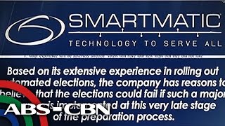 Bandila Smartmatic warns of possible failure of elections [upl. by Nylorac97]