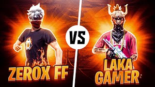 Zerox FF Vs Laka Gamer🎯 Coldest Match Ever🥶 [upl. by Mauralia]