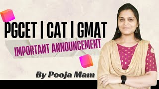 PGCET MBAMCA 2024  CAT  GMAT  Important Announcement [upl. by Menedez40]