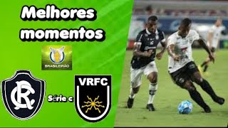 REMO X VOLTA REDONDA melhores momentos gols remo remotv paysandu papaotv [upl. by Gudren805]