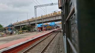 Coalfield Express skips Kamarkundu at 130 kmph [upl. by Akenn347]