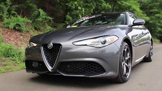 2018 Alfa Romeo Giulia Ti Sport Review  Start Up Walk Around and Test Drive [upl. by Tab]