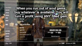 Skyrim TS  4  Making Gold Easy  Legit  Smithing Enchanting Money Guide [upl. by Slyke]