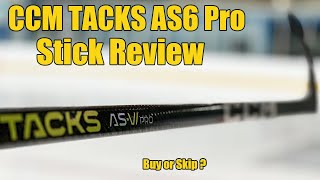 CCM Tacks AS6 Pro hockey stick review  Is the ASVI better than the ASV Pro [upl. by Mcgray]