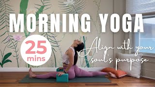 20 MINUTES ☀️ MORNING YOGA FLOW 🧘🏽‍♀️ CELEBRATE YOUR NATURAL GIFTS 🎁 [upl. by Kenway]