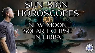 New Moon Solar Eclipse In Libra Sun Sign Horoscopes October 2nd 2024 All 12 Signs [upl. by Eromle]