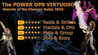 Power DPS Virtuoso  Makes Fractals Easy  Secrets of the Obscure GW2 Guide [upl. by Enihpesoj]