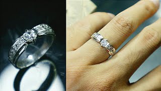 how to make silver ring for women  handmade jewelry [upl. by Esenahs501]