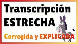 TRANSCRIPCIÓN ESTRECHA con alófonos EJERCICIO EntenderFonética [upl. by Gaelan]