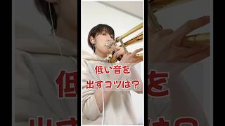 【低い音を出すコツ3つ！】トロンボーン 低い音の出し方 演奏してみた なつみトロンボーン [upl. by Erastes803]