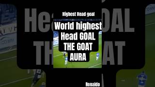 Highest head goal subcribe if u like cr7 football shorts [upl. by Aritak329]