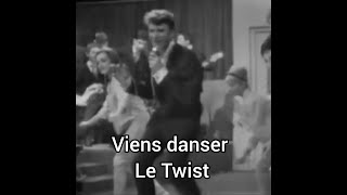 Johnny Hallyday Viens danser le Twist 1961 vidéo originale [upl. by Acissehc]