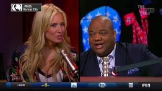 Jail inmate attacks Kristin Leahy about Lavar Ball  The Herd With Cowherd [upl. by Anigger]