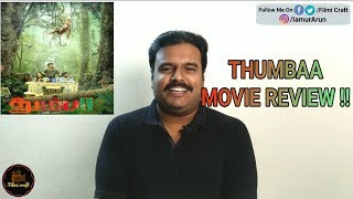 Thumbaa Review by Filmi craft  Harish Ram  Darshan  Keerthi Pandiyan  Anirudh [upl. by Adraynek]