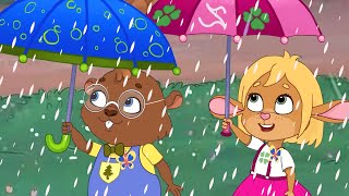 Rain Rain Go Away ⛈  More Songs And Rhymes For Kids  HooplaKidz Shows [upl. by Refinnej740]