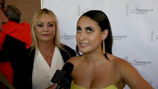 Francia Raisa at 2018 Imagen Awards Red Carpet [upl. by Onaimad577]