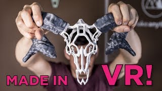 VR Sculpting and 3D Printing a Ram Skull with Kodon [upl. by Gavra]