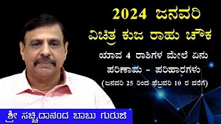 2024 ಜನವರಿವಿಚಿತ್ರ ಕುಜ ರಾಹು ಚೌಕಯಾವ 4 ರಾಶಿಗಳ ಮೇಲೆ ಏನು ಪರಿಣಾಮಪರಿಹಾರಗಳುಶ್ರೀ ಸಚ್ಚಿದಾನಂದ ಬಾಬು ಗುರೂಜಿ [upl. by Inavoig]