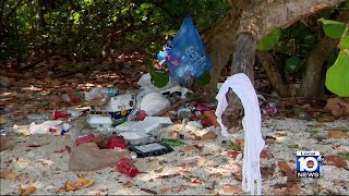 Boaters trashing Biscayne Bay islands leads to city closing them completely [upl. by Yenffit]