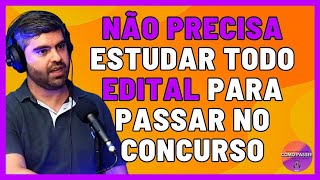 A Estratégia Para Estudar O Cronograma dos Editais e Passar na Prova [upl. by Yesdnik]