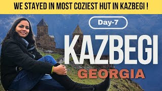 Kazbegi Georgia Tour and stay in Caucasus mountains  Things to see amp do in Kazbegi Stepantsminda [upl. by Lacym]