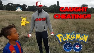 Pokemon GO  The Dad Is A CHEAT  Tekkerz Kid [upl. by Zeitler]