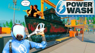 Cleaning By The Waves  Powerwash Simulator  Episode 27 [upl. by Siekram]