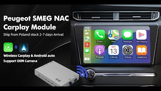 How to install SMEG Carplay amp Android auto module  Fit for Peugeot Citron with SMEG SMEG MRN [upl. by Kristan]