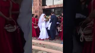 Boda en Guachochi con Los Lozano de Nonoava al salir de la iglesia [upl. by Eremaj890]